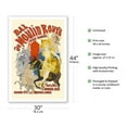 thumbnail image 2 of Ball at the Moulin Rouge - Vintage French Advertising Poster by Jules Chéret c.1889 - Fine Art Matte Paper Print (Unframed) 30x44in, 2 of 4