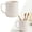 C, variant on Plastic Mug Drinking Cup for Bathroom & Kitchen, No Drill Reusable Tumbler, Modern Neutral Color Coffee Mug, C