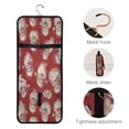 thumbnail image 4 of 3-Piece Travel Toiletry Bag Set, Hanging Wash Bag with Makeup Bag & Brush Case,Waterproof Cosmetic Organizer for Travel, Gym & Home Retro-style Santa Claus Faces, 4 of 10