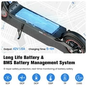 iScooter Electric Scooter for Adult, 500W Motor, 23 Miles Long Range, 22 mph & 10 Pneumatic tire Folding Commuter Electric Scooter Teens, Superior Performance Smart App & Dual Braking（Black）