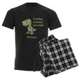 thumbnail image 6 of CafePress - Happy Trex Men's Dark Pajamas - Men's Dark Loose Fit Cotton Pajama Set, 6 of 7