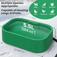 thumbnail image 2 of Extra Large Heated Water Bowl with 5 Layers Design for Heating & Heat Preservation Provides Drinkable Water & Food in Winter Heated Pet Bowl for Cat Rabbit Chicken Duck Squirrel, 194 fl oz, 2 of 13