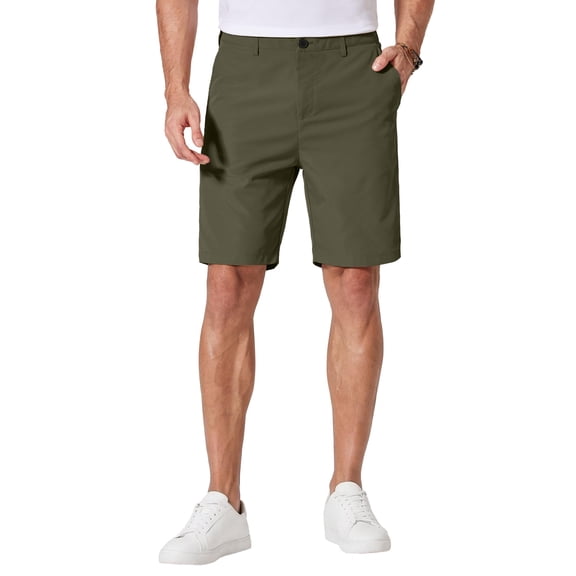 COOFANDY Men's Summer Beach Casual Shorts Lightweight Flat Front Golf Shorts with Pockets