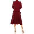 thumbnail image 5 of Women's Solid 2-Piece Set Open Front Blazer and Matching Midi Skirt, 5 of 8