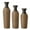 Brown + PVC + American Traditional + Art Deco + Boho, variant on FENGFAN Set of 3 Elegant Artificial Rattan Floor Vases, Beige Tall Decor Vases for Dry & Silk Floral Arrangements, 1 Pack