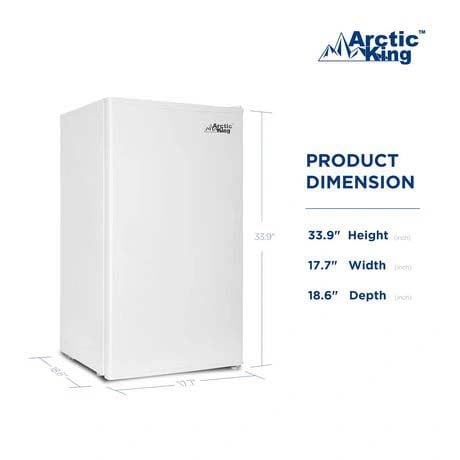 Réfrigérateur compact Arctic King de 3,3 pi³