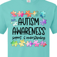 thumbnail image 3 of Inktastic Autism Awareness Support and Understanding Puzzle Pieces T-Shirt, 3 of 4