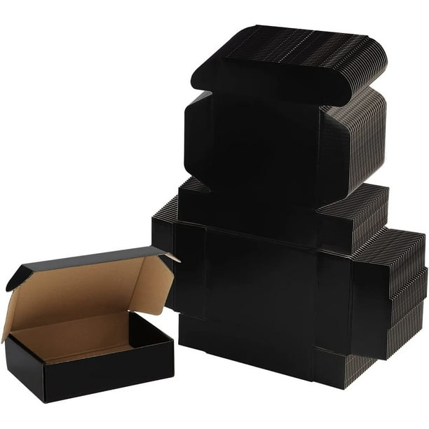 7x5x2 Inches Shipping Cardboard Boxes for Small Business, Packing and