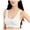 White, variant on Lindreshi Womens Plus Size 5.00 Woman Sports Bra Without Steel Rings Yoga Vest Lingerie Underwear
