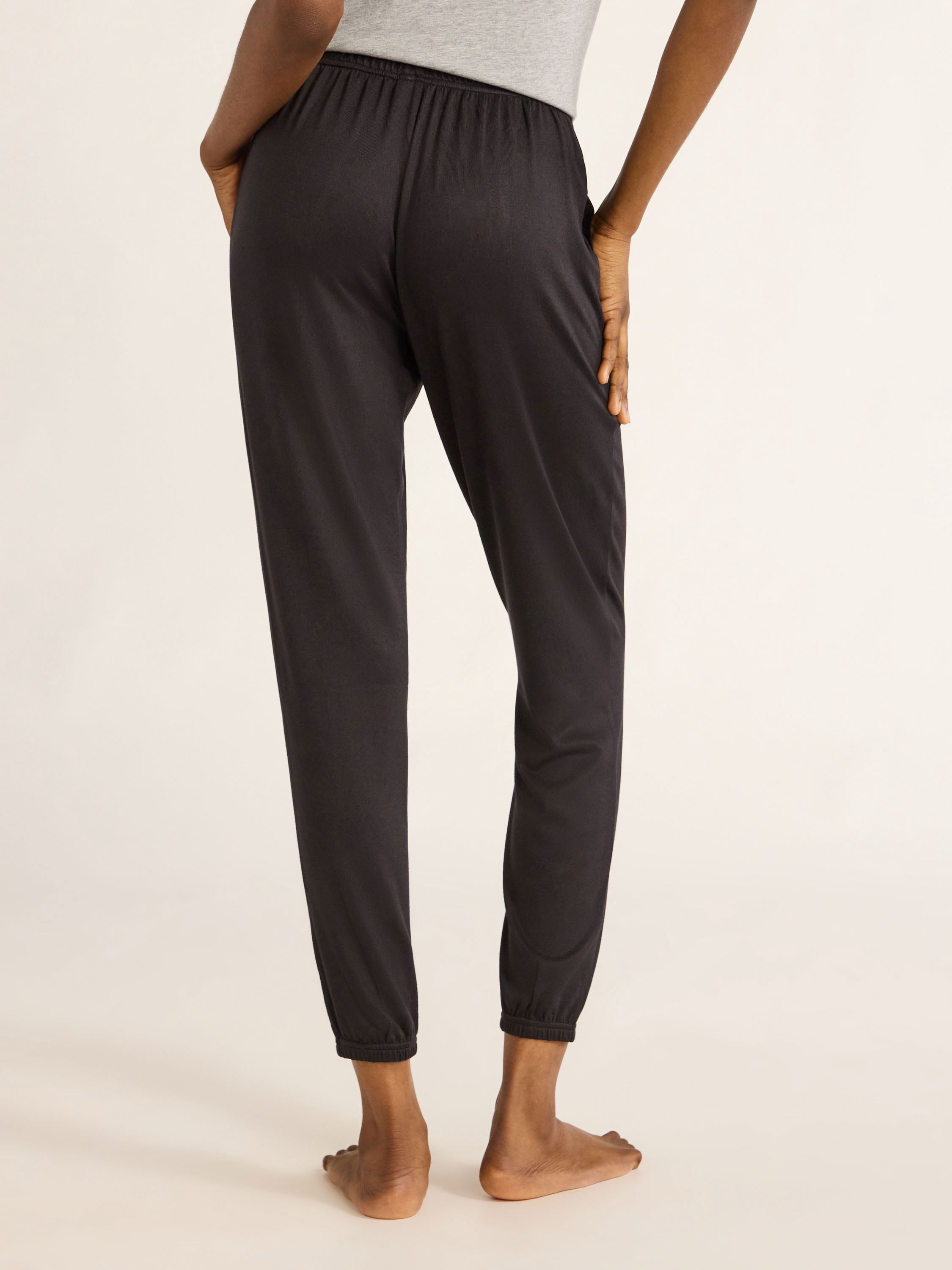 Joyspun Women's Hacci Knit Jogger Sleep Pants, 29” Inseam, Sizes XS to 3X