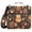 Cute Beaver and Mushroom, variant on 3 Ring Zipper Binder with Shoulder Strap Waterproof Trapper Keeper 2 Inch D-Ring 500 Sheets Capacity Flowers with Leaves