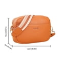 thumbnail image 3 of Bolso Bandolera Bolso bandolera para mujer Bolso de cámara de PU informal Bolsos de mensajero sólidos simples (marrón) Likrtyny Para Estrenar, 3 of 3