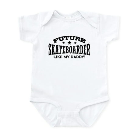 

CafePress - Future Skateboarder Like My Daddy Infant Bodysuit - Baby Light Bodysuit Size Newborn - 24 Months
