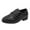 Black, variant on Girls Performance Shoes Fashion Children Boys Leather Shoes Pointed Low Heel Solid Color Hook Loop Slip On Comfortable Dress Shoes