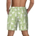 thumbnail image 4 of Goofa Rabbit And Carrot (2) Printed Men's Swim Trunks Board Shorts Quick Dry Mens Swimming Trunks with Compression Liner,Breathable Fit Hawaii Beach Shorts-XX-Large, 4 of 9