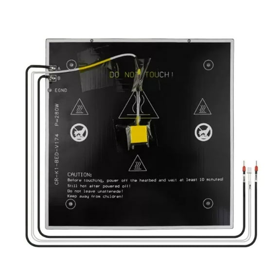 Aluminum Heated Bed Platform 235X235mm Magnetic/PEI for 3D Printer Upgrade