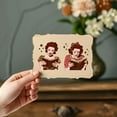 thumbnail image 2 of 1Sheet Retro Reading Woman Clear Stamps Booking Reading Clear Rubber Stamps Silicone Stamps for DIY Scrapbooking Photo Album Decorative Cards Making Home Decoration 6.3x4.33inch, 2 of 8