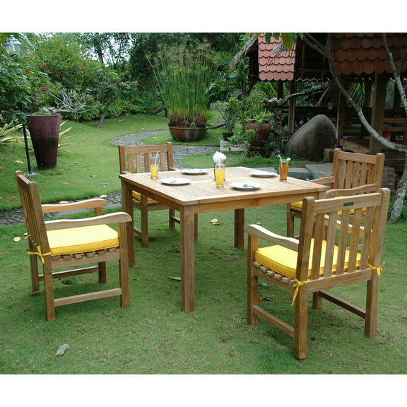 Anderson Teak Classic 5 Piece Patio Dining Set