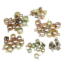 KHBUAB 60Pcs Radiator Hose Clamps 7mm to 17mm for Automotive and Industrial Use