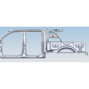 Black Horse ATLAS Roll Bar Black Compatible with 1999-2025 Ford F-250 Super Duty 1999-2025 Ford F-350 Super Duty 1999-2025 Ford F-450 Super Duty-RB-BA15B