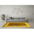 thumbnail image 3 of Ahgly Company Indoor Rectangle Oriental Yellow Traditional Area Rugs, 4' x 6', 3 of 4