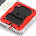 thumbnail image 4 of FJLBDE Case for iPad Mini 7 A17 Pro 2024/Mini 6 2021 8.3 Inch 7th/6th Gen, Rugged Shockproof Tablet Cases Cover with Kickstand Shoulder Strap, Red, 4 of 7