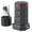 Black-10 FT, variant on Power Strip Surge Protector  6.5 Ft Extension Cord With 12 Ac Multiple Outlets 4 Usb (1 C) Tower Desktop Charging Station