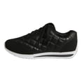 thumbnail image 6 of HEWUQI Women's Walking Running Shoes Lace up Quilting Tennis Casual Fashion Sneakers Comfortable Non Slip Work Sport Athletic Footwear Black Size 6, 6 of 6