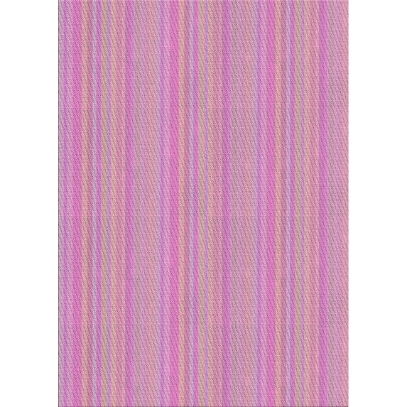 Ahgly Company Indoor Rectangle Patterned Magenta Pink Novelty Area Rugs, 6' x 9'