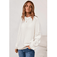 thumbnail image 3 of Arach&Cloz Women's Wool Blend Oversized Sweaters Crewneck Casual Fall Outfits Fashion Tops, 3 of 7