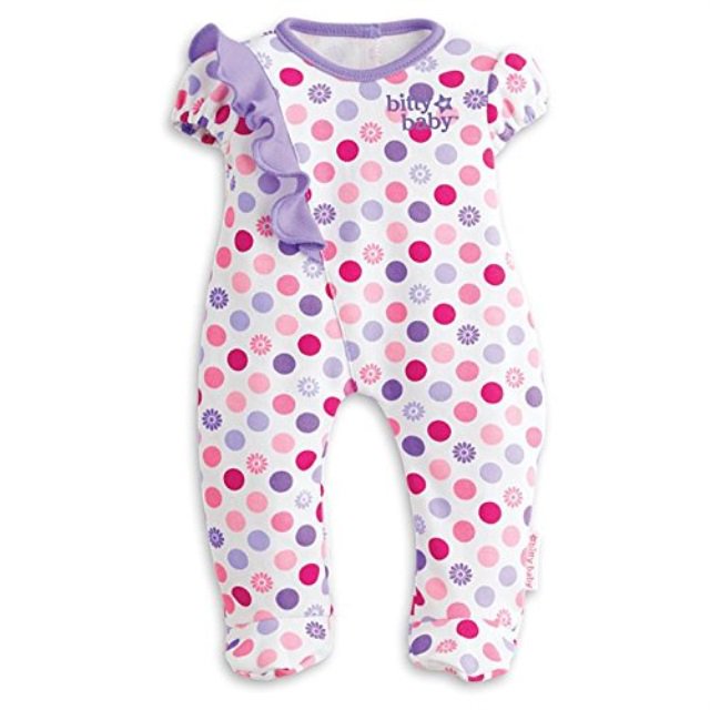 american girl bitty baby colorful dots sleeper for dolls Walmart
