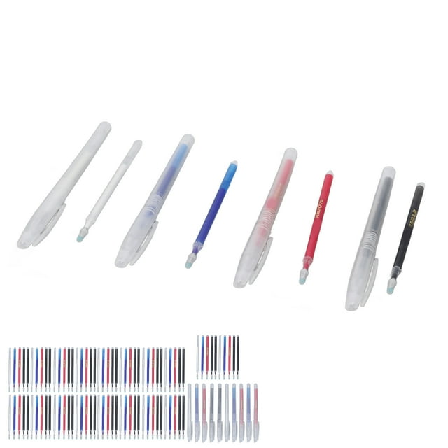 Rotuladores De Tela, Varios Colores, Borrables Con Calor, Multiusos, 100 Unidades, Escritura Más Suave Con Estuche De 10 Bolígrafos Para Acolchar