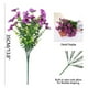 thumbnail image 2 of Flores artificiales, flores falsas, flores artificiales, paquete de 10, flores de viola artificiales con tallos de pino y violeta, plantas decorativas realistas para la decoración del hogar, simulació, 2 of 4