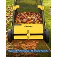 thumbnail image 6 of GARVEE 26 in Push Lawn Sweeper,Wheel-Driven Manual Leaf & Grass Collector,7 cu ft Collection Bag,10-Position Height Adjustable, 6 of 8