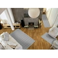 thumbnail image 3 of Garland Rug Sparta Indoor Rug Set, 3 Piece Set (2'x5',3'x4', 5'x7') Silver, 3 of 6