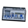 thumbnail image 4 of BELOVING 1/64 Auto Repair Shop Model Tabletop Ornament Gift Layout Prop Parking Scene B, 4 of 9