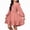 Pink, variant on Teylalorva Girls Dresses (4-13), Sweet Puff Long Sleeve Bow Backless Tie-Up Dresses Crew Neck Fashion Outfit Summer Party Pink Size 6
