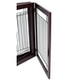 thumbnail image 5 of Internet's Best Traditional Wire Dog Gate - 3 Panel - 30" Tall - Espresso, 5 of 8
