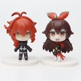 thumbnail image 4 of Juego de 6 figuras Genshin Paimon Barbatos Aether Lumine Diluc Amber YONGSHENG, 4 of 4