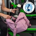 thumbnail image 5 of Colorful Mushroom Plant Black Pattern Hot Yoga Mat Towel Non Slip for Hot Yoga - Quick-Drying Yoga Mat Cover with 4 Corner Pockets with Travel Bag - Hot Yoga Towel Non Slip 70"x26", 5 of 6