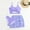 Purple, variant on CYRBOKO Bikinis Swimsuits for Girls, 2-piece Vacation Summer Spaghetti Straps Swimsuit Set Yellow Size 8-9 T