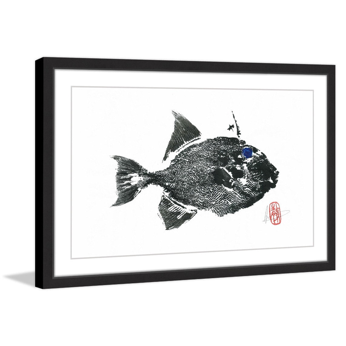 "Black Is Me" Framed Painting Print