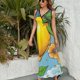 thumbnail image 3 of Delicious Lemon Vestido Sin Mangas Para Mujer, Traje De, Ropa De Cumpleaños, Verano, 3 of 5