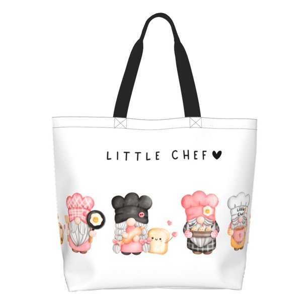 Disketp Baker Gnome Bolsa Tote Estampada para Mujer, Bolso de Hombro y de Mano para Compras y Viajes