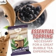 Fusion Select Tapioca Pearl Brown Sugar Flavor Quick Cook Tapioca, DIY Boba for Boba Tea Ready