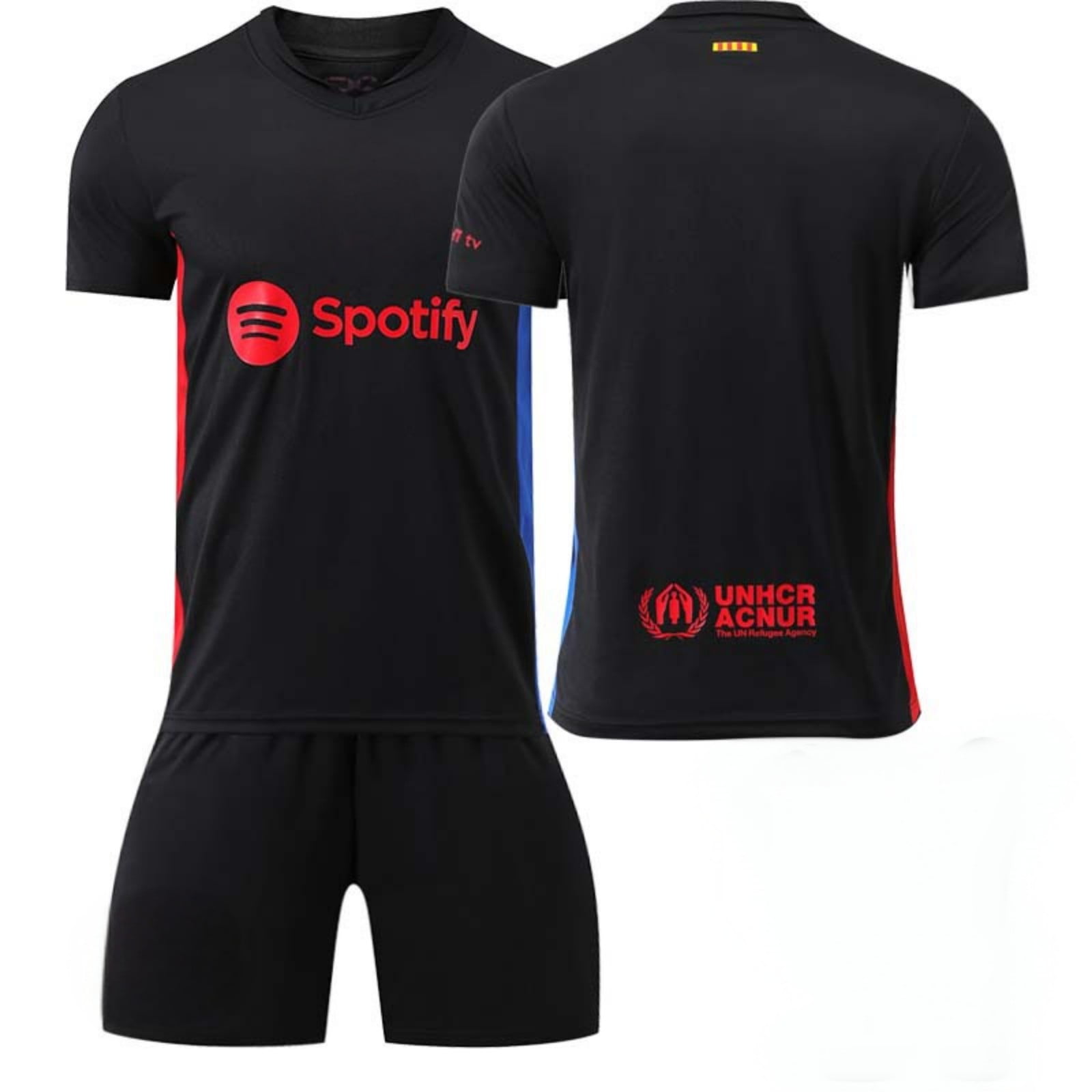 GZSL 2425 Barcelona Away Football Training Kit, Number # 9 Soccer