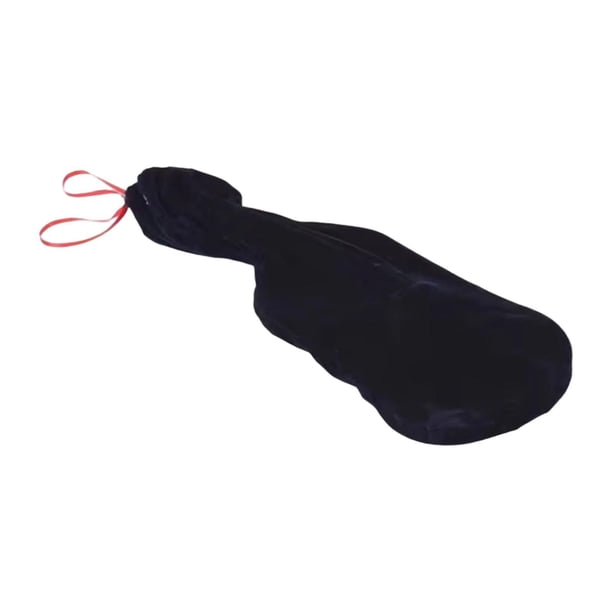 Funda protectora de terciopelo para violín de 1/8, ideal para viajes al aire libre. negro
