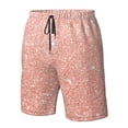 thumbnail image 6 of Uemuo Rose Gold Glitter Pattern Men's Swim Trunks Hawaiian Beach Bathing Suit Swimsuits Beach Quick-Dry Shorts with Pockets-X-Large, 6 of 9
