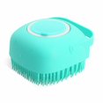 thumbnail image 2 of Silicone Scrubber Tool Pet Massage Bath Brush Shampoo Dispenser For Dog Cat, 2 of 5