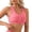 Pink, variant on High Support Sports Bra Removable Padding Yoga Tank Top for Running Training Non Comfort Shoulder Sports Bras for Women Medium Sports Bra Womens Push up Bras